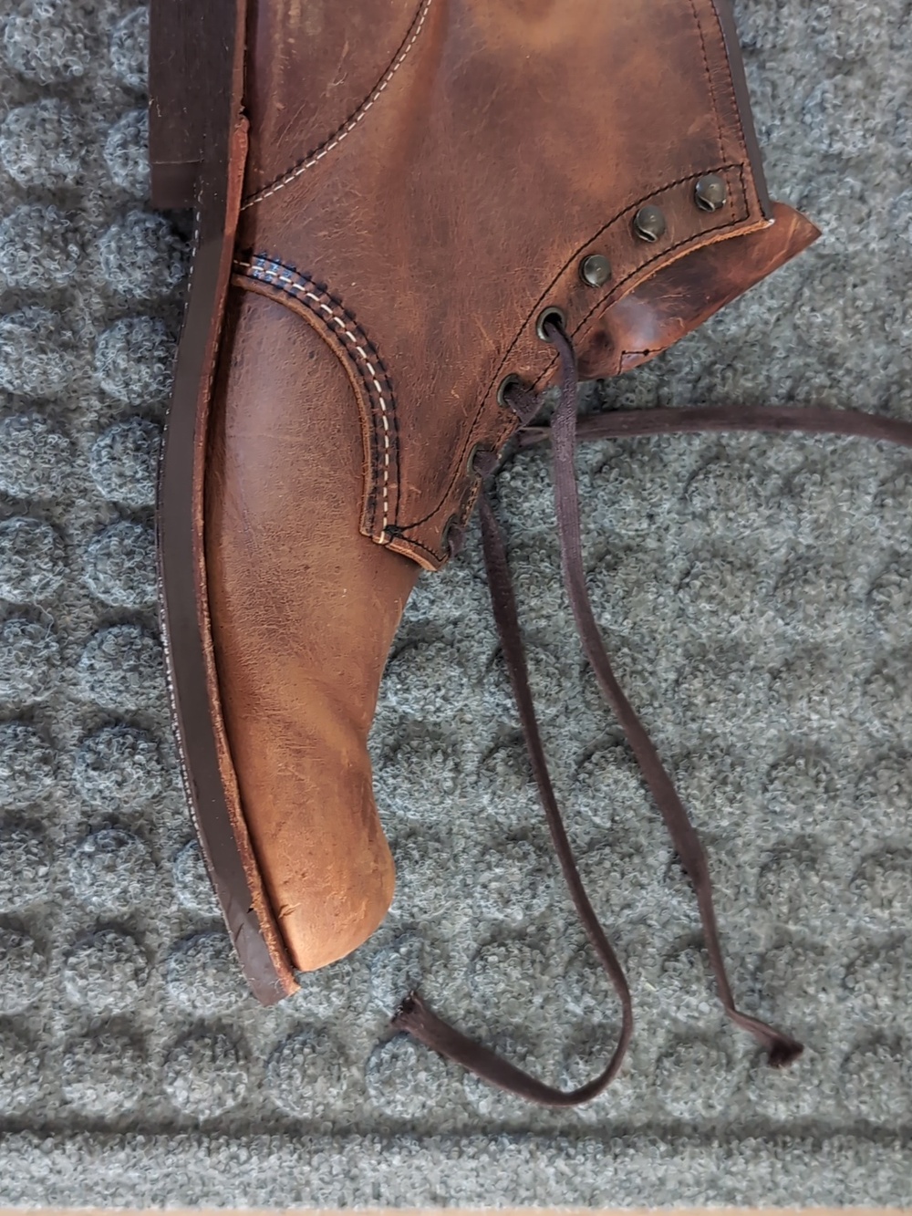 Red Wing Heritage Men's Six-Inch Boots Brown Size 13 Made In USA - Picture 2 of 8